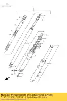 5115231300, Suzuki, douille, guide suzuki gsx vs gsxesefe vsgl intruder gsxes vsglfp vsglfpefep 750, Nouveau