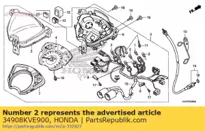 Honda 34908KVE900 ?arówka, podstawa klina (t10) (1 - Dół