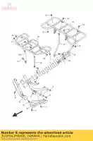 2UDF842M0000, Yamaha, couverture 1 yamaha  yfm 700 2016 2017 2018 2019 2020 2021, Nouveau