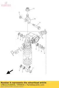 yamaha 14B222530000 collar, distance - Bottom side