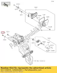 Here you can order the screw,5x16 klx150eef from Kawasaki, with part number 921720834: