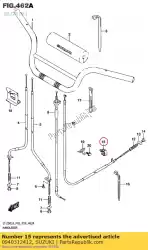 Here you can order the clamp,sw lead w from Suzuki, with part number 0940312412: