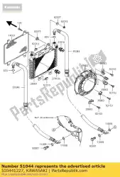 Qui puoi ordinare tube-assy, ?? L = 1080 kvf360-a1 da Kawasaki , con numero parte 510441227: