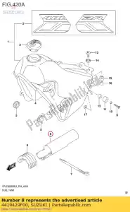 Suzuki 4419429F00 shield,fuel tan - Bottom side