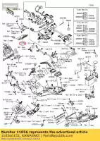 110560152, Kawasaki, suporte, relé zg1400caf kawasaki  tr 1400 2010 2011 2012 2013 2014 2015 2016 2017, Novo