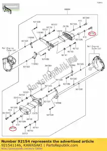 Kawasaki 921541146 bout, dop, 10x35 - Onderkant