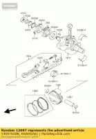 13097S008, Kawasaki, gear-primary spur kawasaki klv  a klv1000 1000 , New