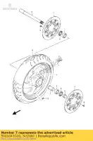 5921041G10, Suzuki, schijf, voorrem suzuki vzr intruder m1800 rnuf r rz ru2 ruf rbzuf rzuf rzu2 rnu2 rbz rn m1800r2 2 vzr1800r vzr1800rz vzr1800rnzr2 vzr1800rnzr vzr1800nzr vzr1800 1800 , Nieuw