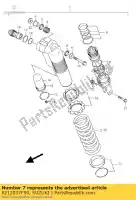 6212037F90, Suzuki, tige, piston suzuki rm 125 250 2004, Nouveau