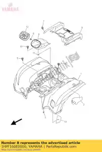 yamaha 1HPF160E0000 doos - Onderkant