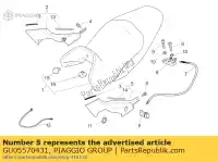 GU05570431, Piaggio Group, panel boczny lewy. czerwony moto-guzzi breva breva v ie norge sport 850 1100 1200 2005 2006 2007, Nowy