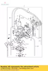 suzuki 1338337FK0 jet d'aiguille - La partie au fond