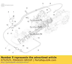 Tutaj możesz zamówić przewód paliwowy od Piaggio Group , z numerem części 6752525: