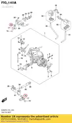 Ici, vous pouvez commander le joint torique auprès de Suzuki , avec le numéro de pièce 1572121H00: