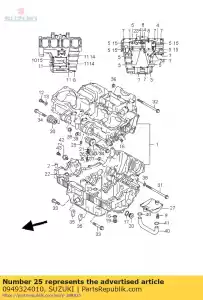 Suzuki 0949324010 jato, ar - Lado inferior