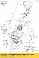 921710225, Kawasaki, morsetto kvf750-a1 kawasaki  brute force kvf 400 650 750 800 820 1000 2005 2006 2007 2008 2009 2010 2011 2012 2013 2014 2015 2016 2017 2018 2019 2020 2021, Nuovo