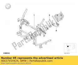 Here you can order the bracket for locator light, right from BMW, with part number 46637654424: