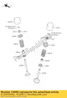 K120050002, Suzuki, válvula de escape suzuki rm z250 250 , Nuevo