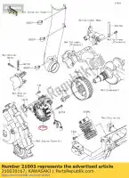 210030167, Kawasaki, stator kawasaki kvf750 4x4 eps brute force 750 4x4i epsgef epshef gff hff camo , Nouveau