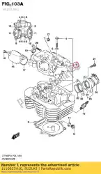 Here you can order the head assy,cylin from Suzuki, with part number 1110027H10: