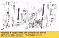 51400ML7023, Honda, no hay descripción disponible en este momento honda vfr 750 1986, Nuevo