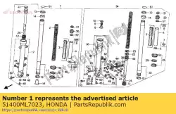 Aquí puede pedir no hay descripción disponible en este momento de Honda , con el número de pieza 51400ML7023: