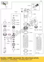 320850077, Kawasaki, rolha, assento de mola kawasaki kx  f r kx250f kx250 kx450f kx450 kx450x 450 250 , Novo