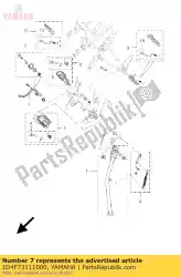 staan, kant van Yamaha, met onderdeel nummer 1D4F73111000, bestel je hier online: