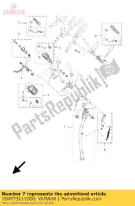 yamaha 1D4F73111000 staan, kant - Onderkant