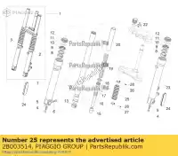 2B003514, Piaggio Group, gabelbalg moto-guzzi v zgukza00 zgukzua0 zguld000, zgukv zguld000, zgukv001 zguldb00 zguldc00, zguld000 zguldg00 zguldk00 zguldk00, zgukvk zguldm00 zguldu00 zguldu02 zguldub0 zgulhk01 zgulhua1 zgulw100, zgulwuc0  zgulw300;zgulwuc2;zgulw3004; zgulw600, zgulw601 zgul, Nieuw