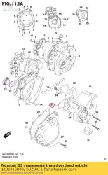 Here you can order the plate,engine sp from Suzuki, with part number 1136315H00: