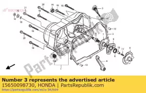 Honda 15650098730 medidor, nível de óleo - Lado inferior