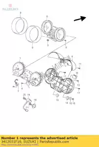 suzuki 3412031F10 pr?dko?ciomierz - Dół