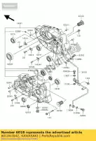 601A6304Z, Kawasaki, Roulement à billes kawasaki eliminator 125 , Nouveau