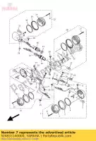 5JX833140000, Yamaha, Base, clignotant 1 yamaha xvs 125 2000 2001 2002 2004, Nouveau