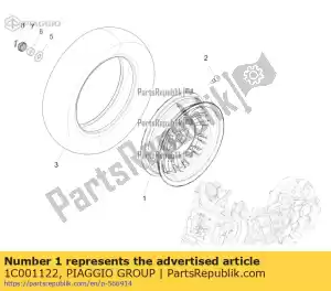 Piaggio Group 1C001122 ruota posteriore - Il fondo