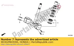 honda 90302MKJD00 thread b top - Bottom side