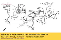 Aqui você pode pedir o nenhuma descrição disponível no momento em Honda , com o número da peça 43315KTW911: