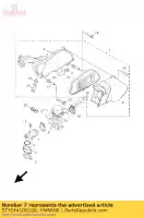 5TYE44100100, Yamaha, assy de filtre à air. yamaha xc cygnus 125, Nouveau