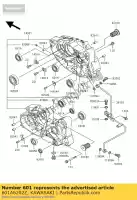 601A6202Z, Kawasaki, bearing-ball klf185-a1 kawasaki eliminator 125 1998 1999 2000 2002 2003 2004 2005 2006 2007, New