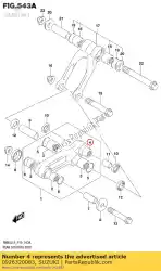 Here you can order the bearing,20x26x1 from Suzuki, with part number 0926320083: