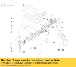 Aprilia 975587, Bord, OEM: Aprilia 975587