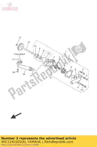 yamaha 4HC124220100 capa, habitação - Lado inferior