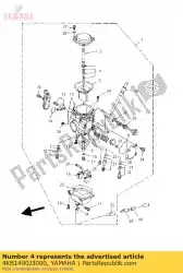 Aqui você pode pedir o conjunto de agulha em Yamaha , com o número da peça 4KB1490J3000: