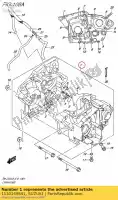 1130149841, Suzuki, ensemble de carter suzuki rm z250 rmz250 250 , Nouveau