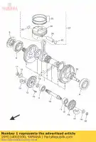 1SM114002000, Yamaha, conjunto virabrequim yamaha yz 250 2016, Novo