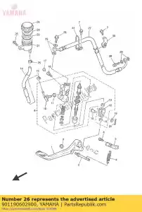 yamaha 901190602900 ?ruba, z podk?adk? (4l6) - Dół