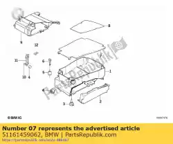 Here you can order the cover from BMW, with part number 51161459062:
