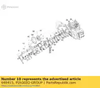 649415, Piaggio Group, Kaardsteun met i.p. aprilia gilera  gp srv zapm55103, zd4m55104, zapm55104 800 850 2007 2009 2012 2016 2017 2018 2019, Nieuw