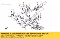 18376KV0000, Honda, Opaska, t?umik honda xr vt xrr vtc 600 1100 11002, Nowy